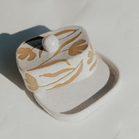 Floral Butter Dish
