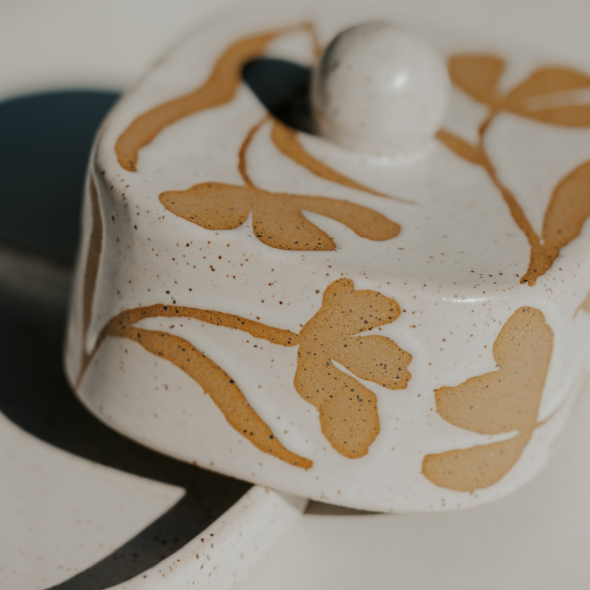 Floral Butter Dish
