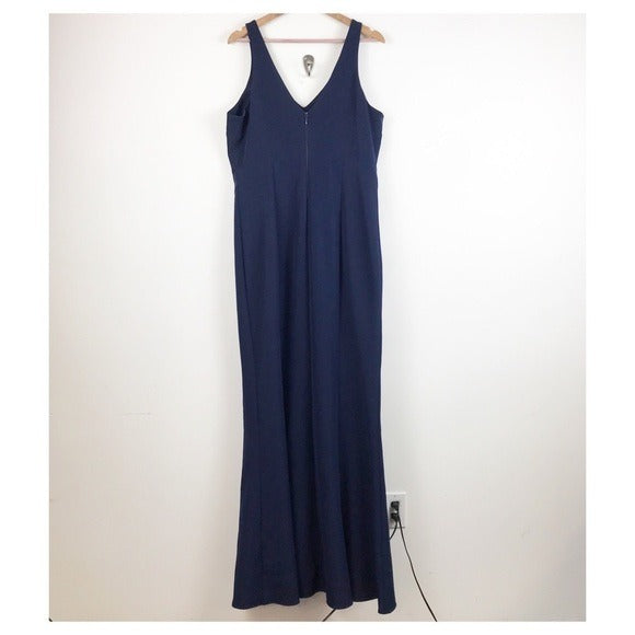 Navy Morgan Gown Size XXL
