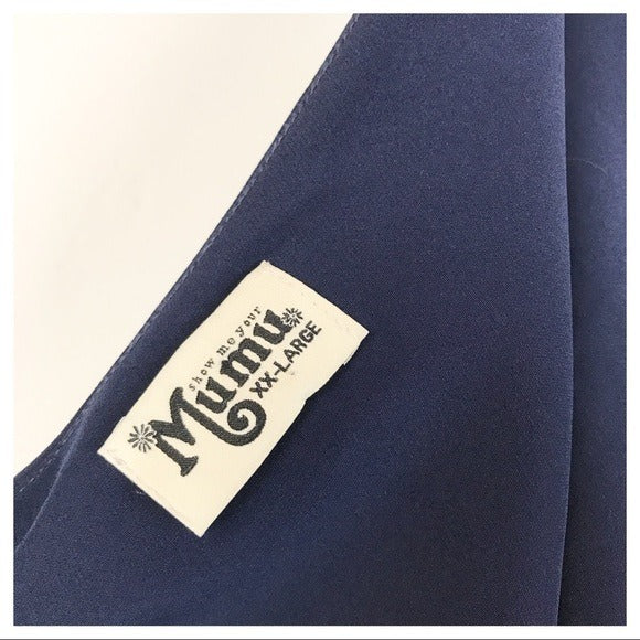 Navy Morgan Gown Size XXL