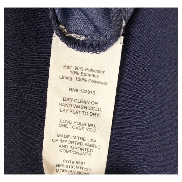 Navy Morgan Gown Size XXL