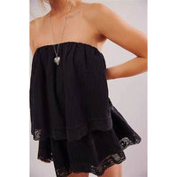 Maribel Romper in Black - Small