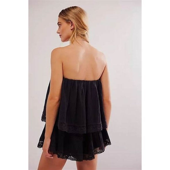 Maribel Romper in Black - Small