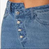 Crossover Straight Leg Chain Jean Size 26