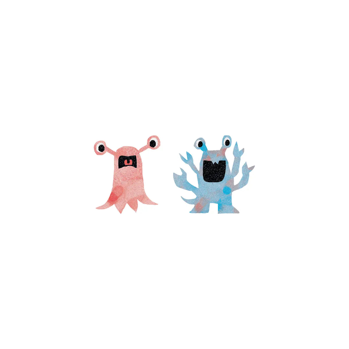 Glitter Monsters Tattoo