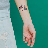 Skatin' City Pigeon Tattoo