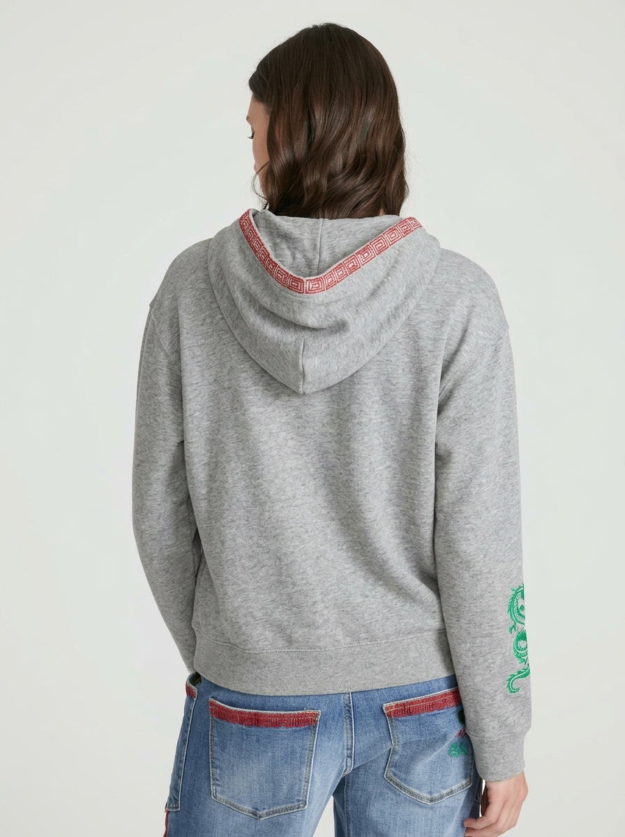Hallie Sweatshirt in Mahj Mode Grey