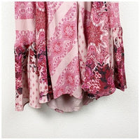 7 Wonders Paisley Print Mini Dress Size Medium