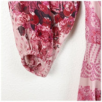 7 Wonders Paisley Print Mini Dress Size Medium
