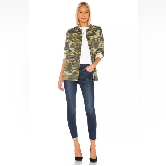 High Waisted Looker Ankle Fray in Tongue And Chic Size 24