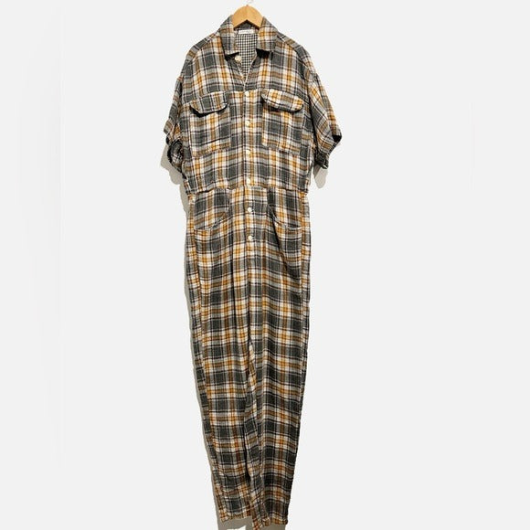 Marci Plaid Coveralls
