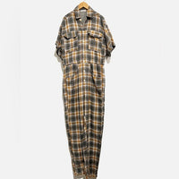 Marci Plaid Coveralls