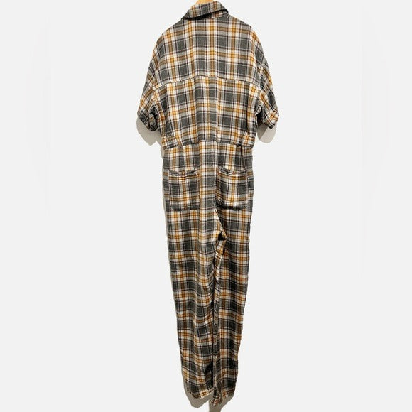 Marci Plaid Coveralls