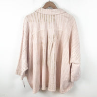 Free People Montauk Shirt Jacket Print Tea Combo