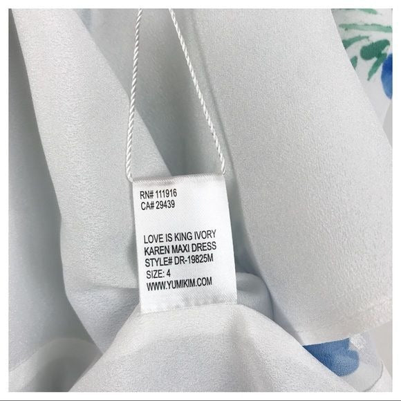Karen Maxi Dress in Love is King Ivory Size 4