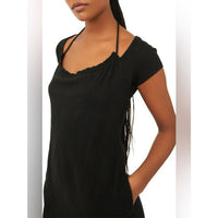 Beach Vivi Mini Dress in Black - XS