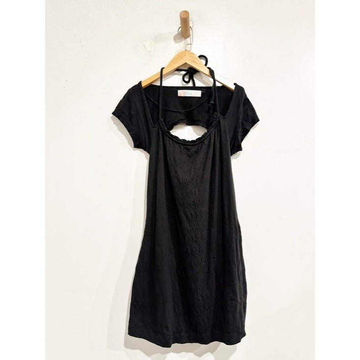 Beach Vivi Mini Dress in Black - XS