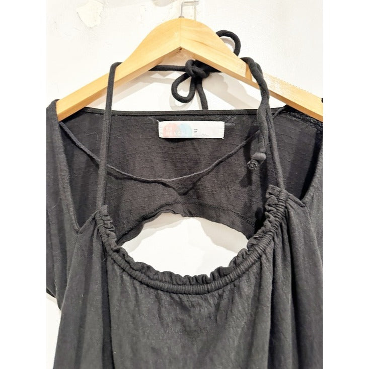 Beach Vivi Mini Dress in Black - XS