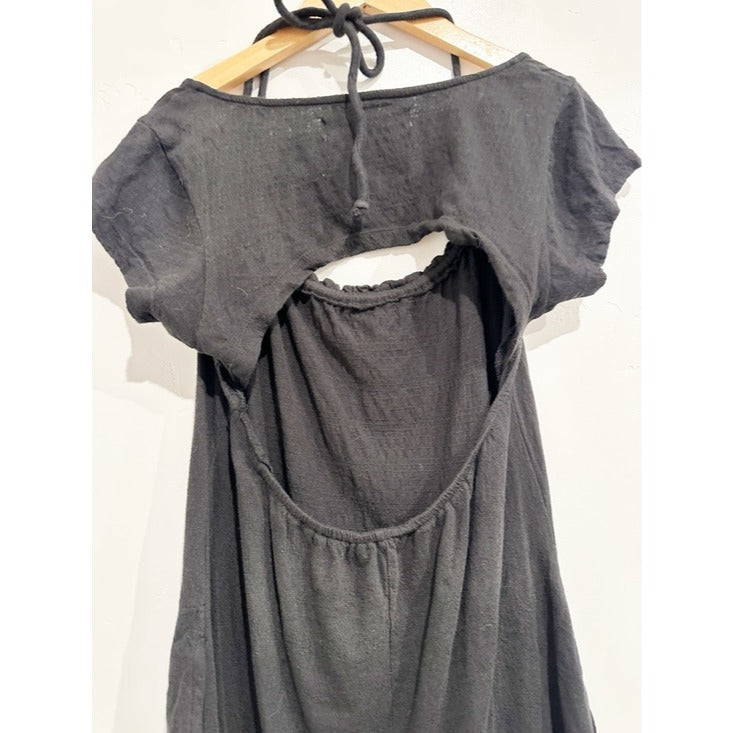 Beach Vivi Mini Dress in Black - XS