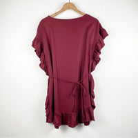 Matilda Ruffle Brick Dress Size XS