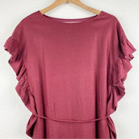 Matilda Ruffle Brick Dress Size XS