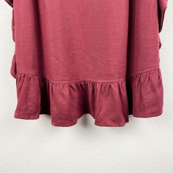 Matilda Ruffle Brick Dress Size XS