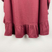Matilda Ruffle Brick Dress Size XS