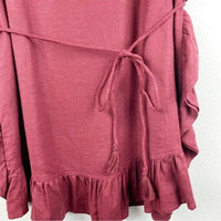 Matilda Ruffle Brick Dress Size XS