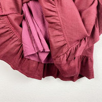 Matilda Ruffle Brick Dress Size XS