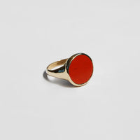 Lacuna Ring in Red Jasper