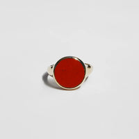 Lacuna Ring in Red Jasper