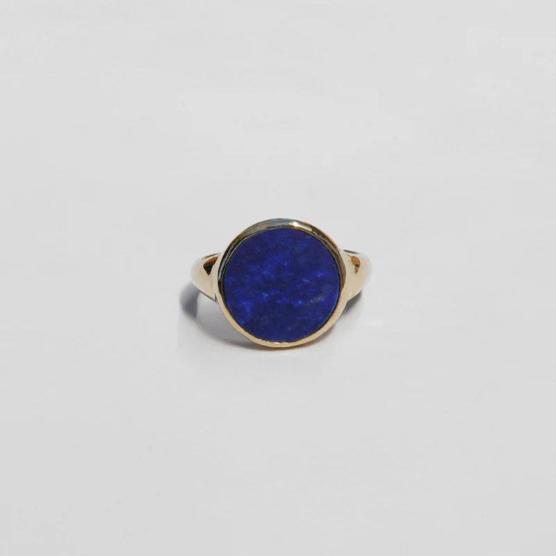 Lacuna Ring in Lapis