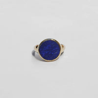 Lacuna Ring in Lapis