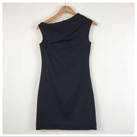 NWT Black Asymmetrical Mini Dress Size 0