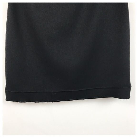 NWT Black Asymmetrical Mini Dress Size 0