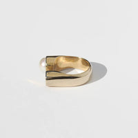 Libra Ring with White Pearl