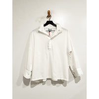 White Emerson Ruffle Top - S/M