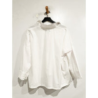 White Emerson Ruffle Top - S/M