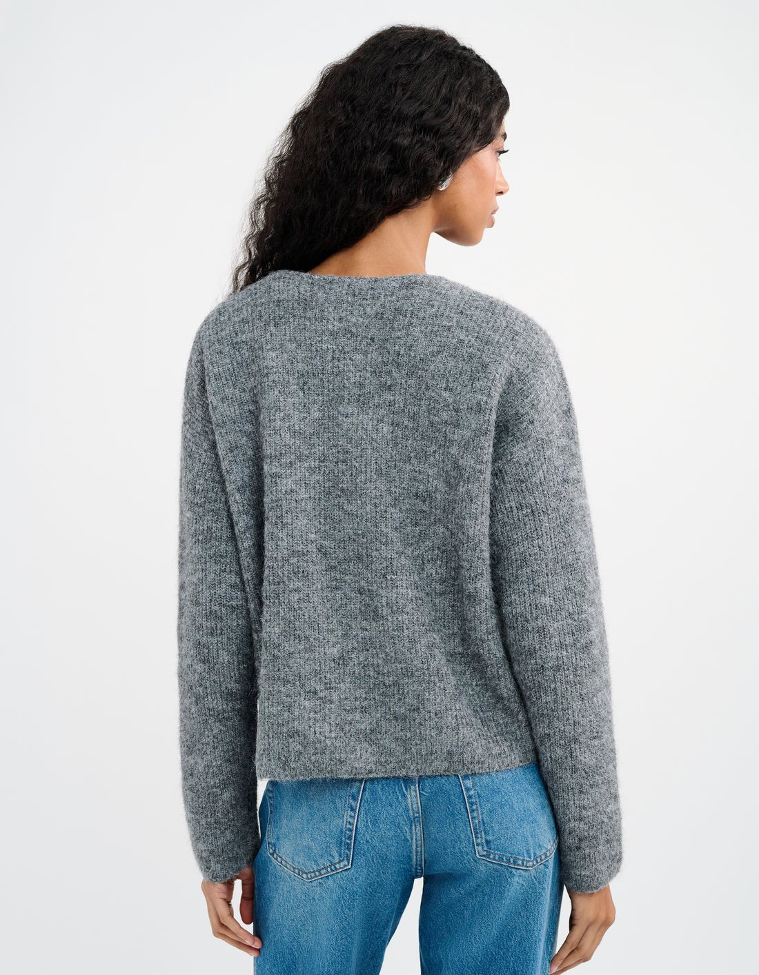 Newport Cardigan in Heather Gray