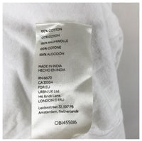 Apricot Rose Eyelet Mini Dress in White Size XS