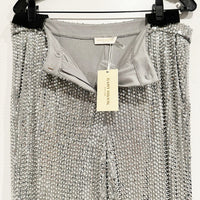 Olivian Sequin Straight-Leg Pants