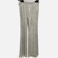 Olivian Sequin Straight-Leg Pants