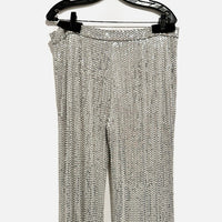 Olivian Sequin Straight-Leg Pants