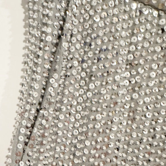 Olivian Sequin Straight-Leg Pants