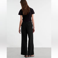 Leon Cotton Boy Pant in Black