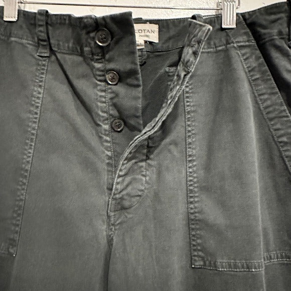 Leon Cotton Boy Pant in Black