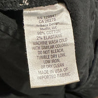 Leon Cotton Boy Pant in Black