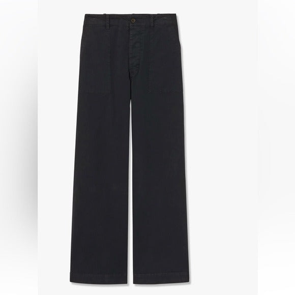 Leon Cotton Boy Pant in Black