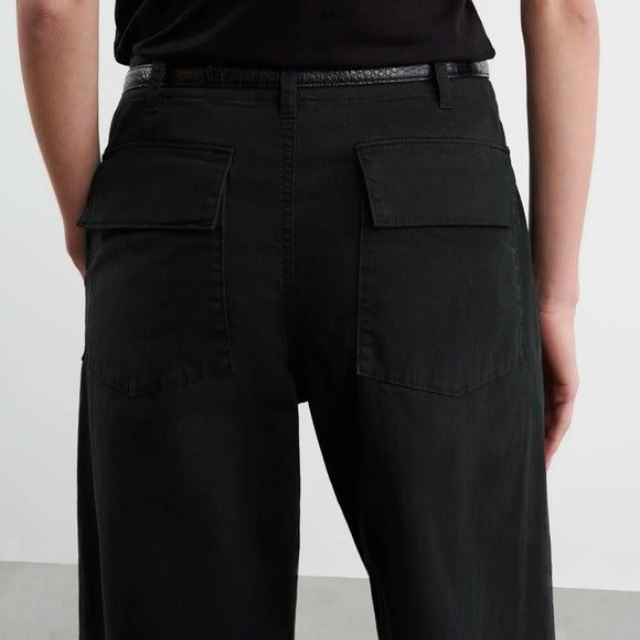 Leon Cotton Boy Pant in Black
