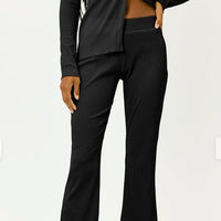 Black Joey Plisse Pant Size Small
